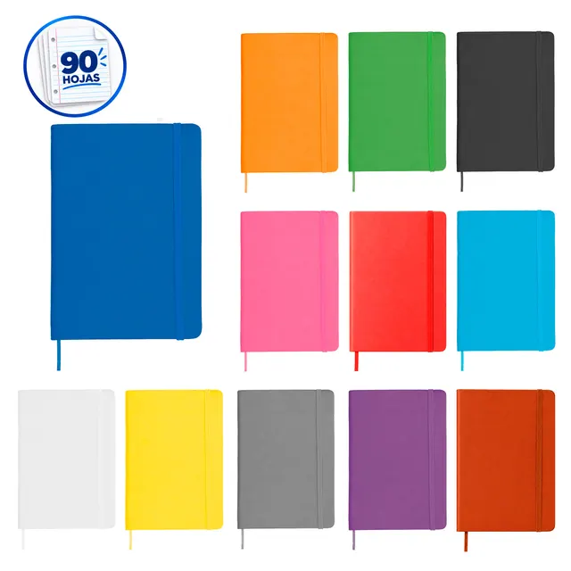 Libreta Premium · 90 hojas personalizado con logotipo